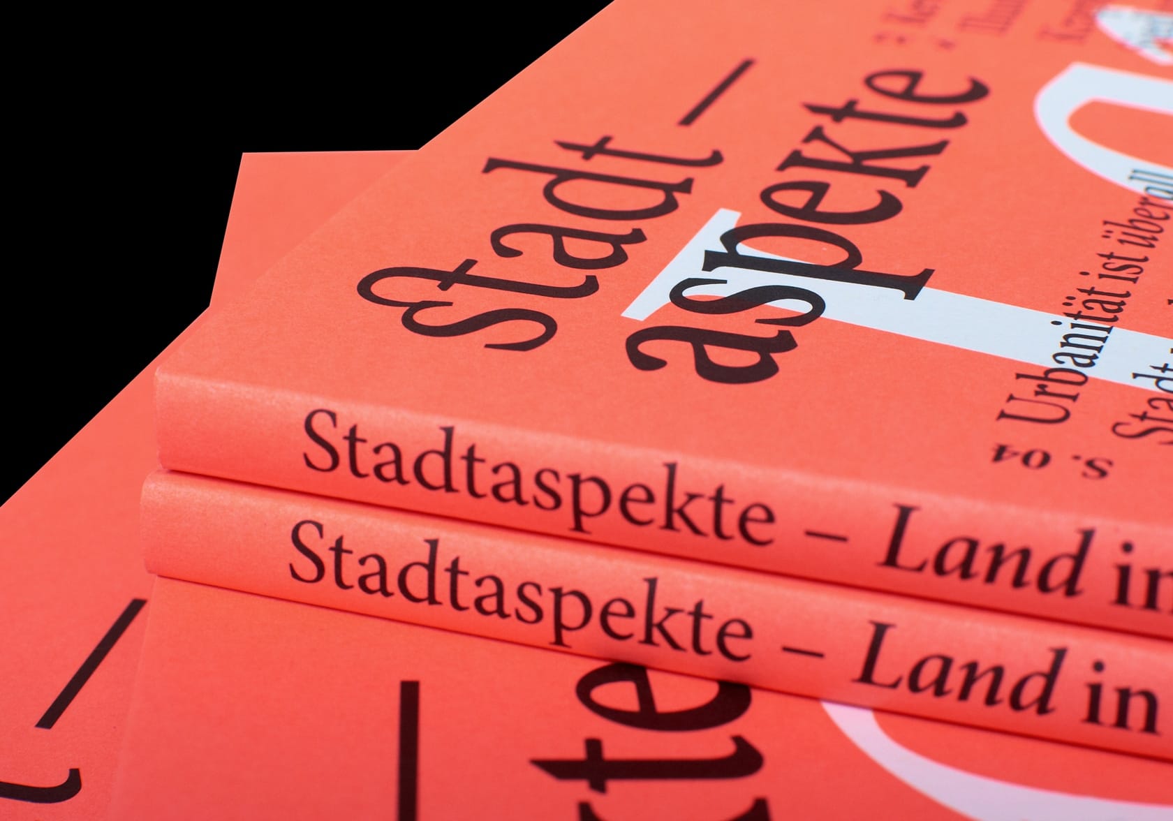 A detail shot of the cover of the 2nd special issue of Stadtaspekte
